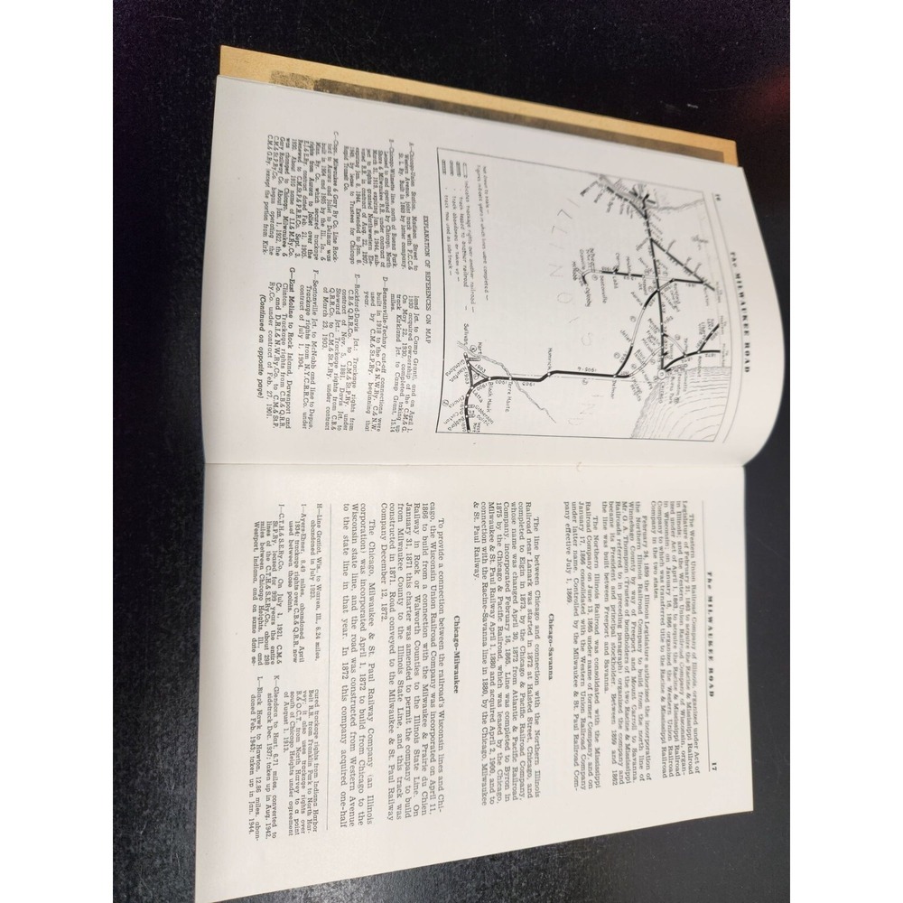 The Milwaukee Road 1847-1944 Railway History Booklet Vintage 6 x 9 Inches - Picture 10 of 14